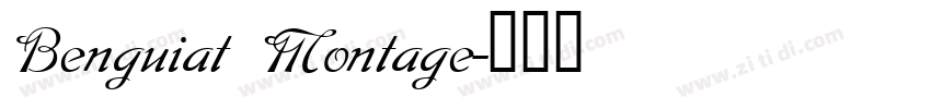 Benguiat Montage字体转换